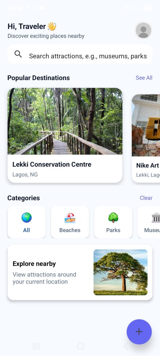 OlufemiOlu75603's tweet image. Been a bit quiet here lately — I spent the last few weeks wrapping up my Tourist App, complete with map integration and live route tracking 🗺️
#BuildInPublic #ReactNative #MobileDev