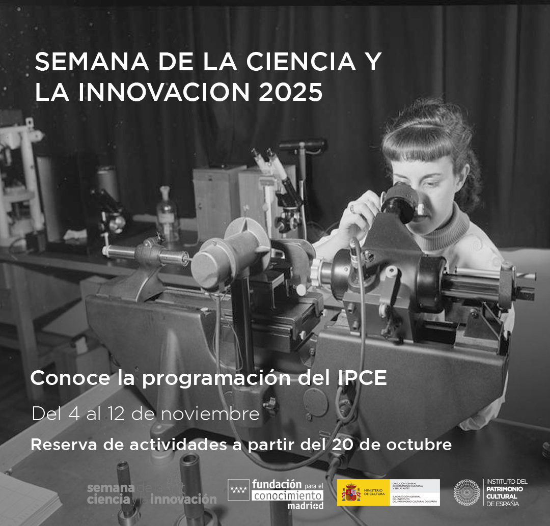 🔊 ¡Inscripciones abiertas para la Semana de la Ciencia 2025! 😀 
Accede aquí a toda la programación de actividades del IPCE e inscríbete. ✍️ ⬇️
ipce.cultura.gob.es/difusion/otras…