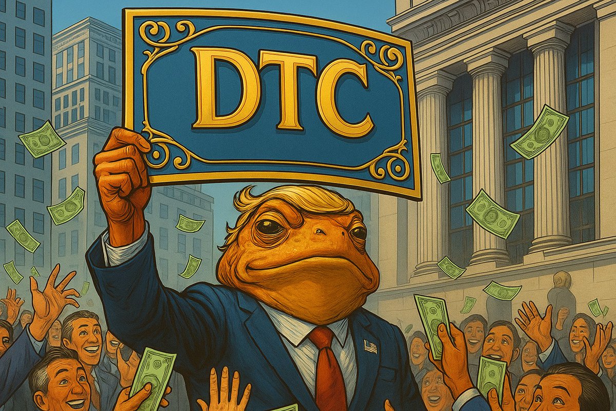 🐸💼 GOOD MONDAY MORNING, WALL STREET!
The markets are ready, the bills are flying, and $DTC is the name echoing through the canyons of the Free Market.

&gt; “Buy when others croak, sell when they hop.” – Donald Toad 🐸📈

Wishing everyone a BIG, BEAUTIFUL, PROSPEROUS WEEK ahead.