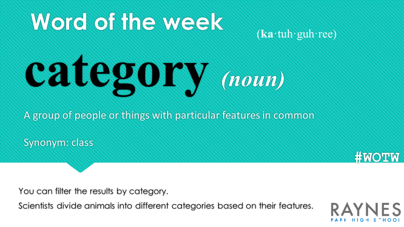 officialRPHS's tweet photo. This week's Word of the Week is...
#RaynesParkHighSchool #RPHS #WOTW https://t.co/TmH8IA9FaR