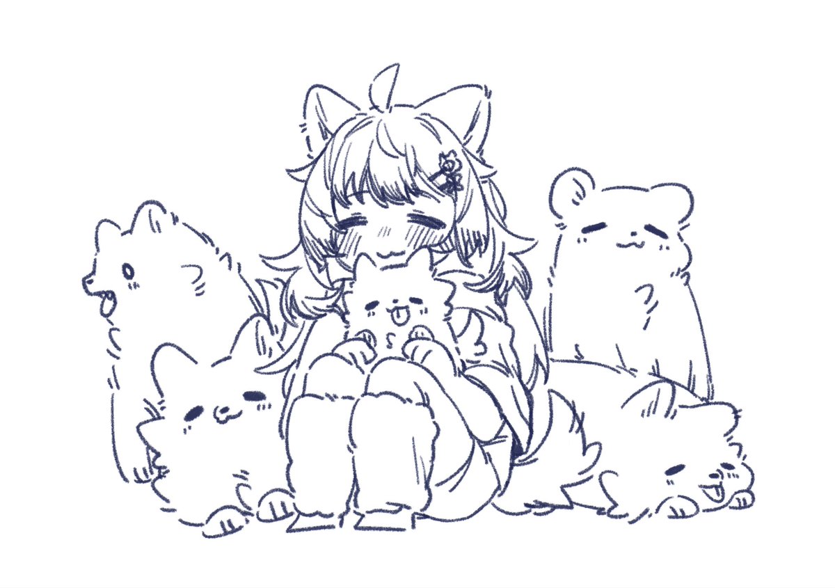 Ava12210's tweet image. 天氣轉涼抱團取暖
#SamoArt