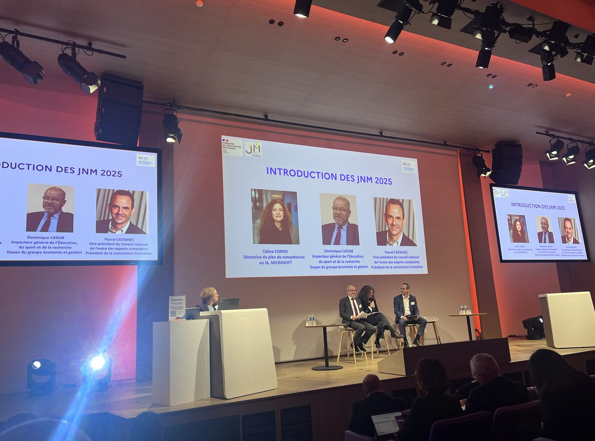 📢 C'et parti : Journées du Management 2025 chez @MicrosoftFrance ! Un programme riche autour du thème « Le management à l’heure de la donnée : quelle place pour l’humain ? », avec des partenaires comme <a href="/banquedefrance/">Banque de France</a>, <a href="/InseeFr/">Insee</a> et <a href="/CSOEC/">CNOEC 🚀</a>.
Le programme👉 digipad.app/p/1136550/f7ad…