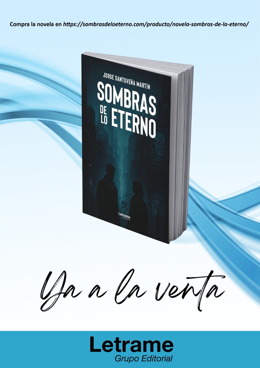 Ya a la venta — Sombras de lo Eterno
Novela distópica.
Sobre el límite de lo humano y el peso de las sombras.
📖 Disponible en tienda online:

sombrasdeloeterno.com/producto/novel…

#SombrasDeLoEterno #Novela #Distopía #Literatura #NuevaPublicación