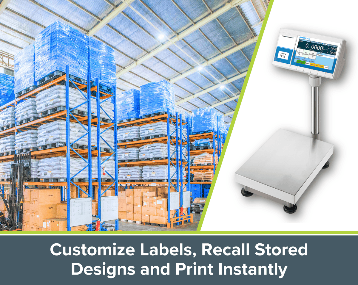 AdamEquipment's tweet image. The BTT’s large 8-inch touchscreen makes warehouse weighing faster and easier. Customize labels, recall stored designs and print instantly for seamless inventory management. Find the BTT here: zurl.co/EgRit #labels #touchscreen