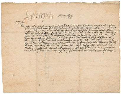 PFCollectibles's tweet image. King Henry VIII letter selling at $17,500 with RR Auction paulfrasercollectibles.com/blogs/books-ma… #RareBooks #Manuscripts #CollectiblesBlog #Authentic #PaulFraserCollectibles