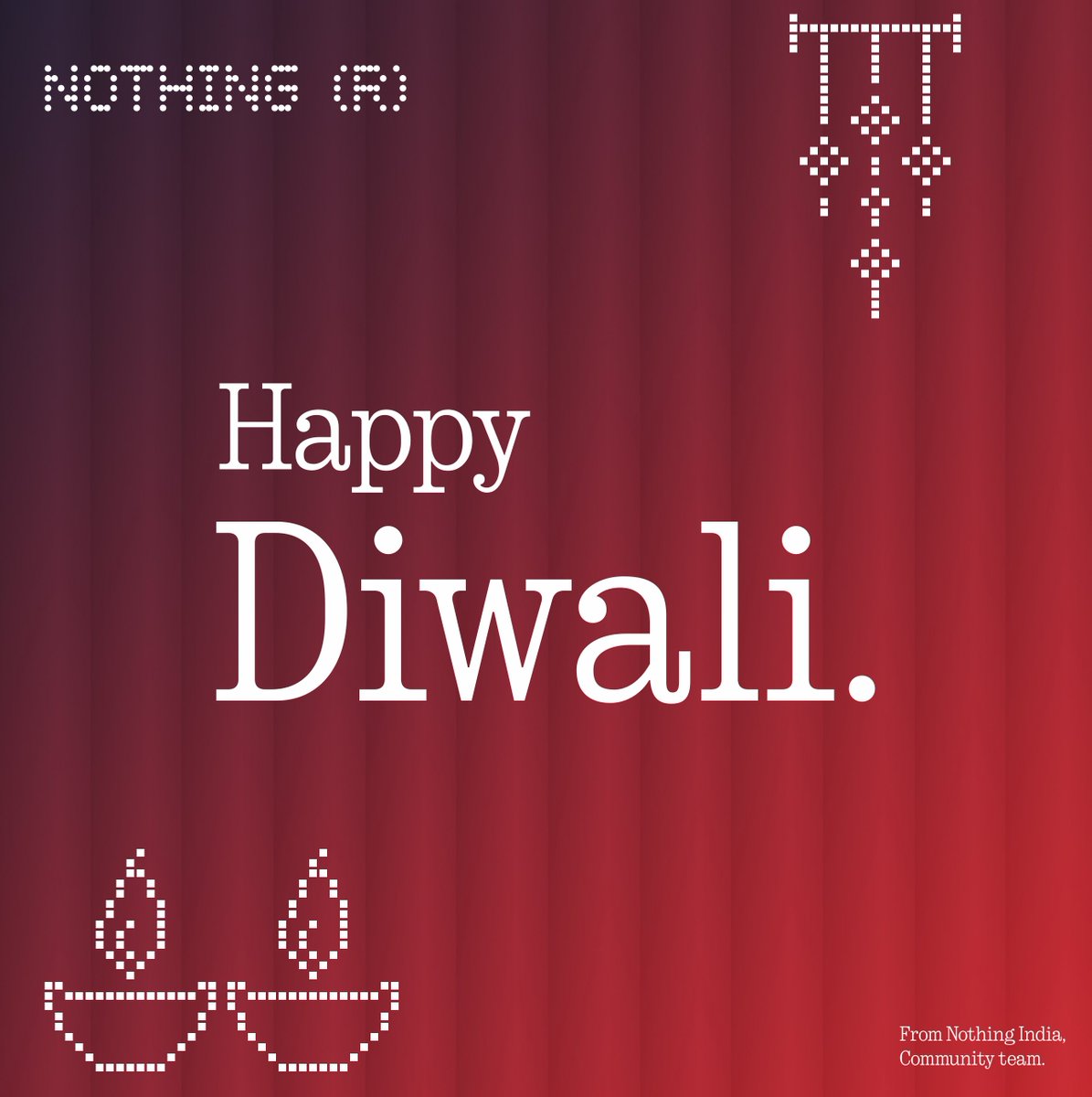 Technerd_9's tweet image. Happy Diwali to everyone 🪔