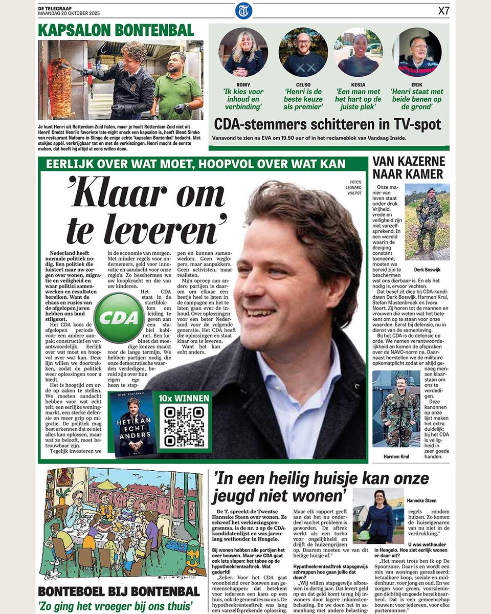 🗞 Onze verkiezingskrant in de Telegraaf!