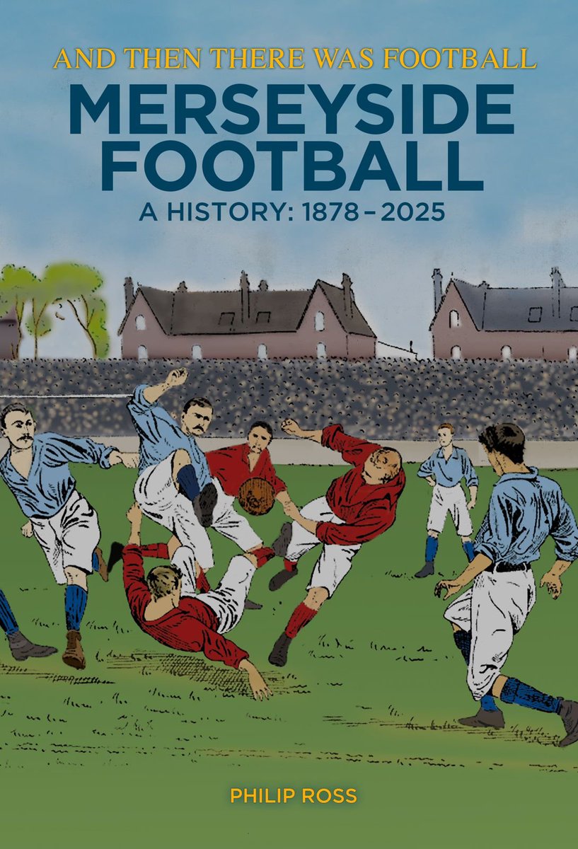 Cover reveal! 

And Then There Was Football: A History of Merseyside Football.

Pre-order here: loom.ly/eZnSj5k  #historic #merseyside #football