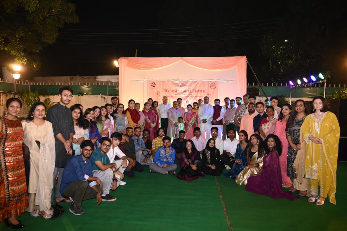 singhaklu's tweet photo. Diwali Celebration with international students on 19th October. Hon'ble VC Prof Manuka Khanna, distinguished officials of LU and Sri Ghanshyam Shahi of ABVP along with international students of more than 22 countries  joined the ceremony. students gave joyful performances. https://t.co/TZ2R2IEBcV