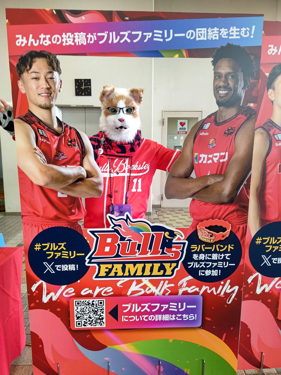 abecchifc178's tweet image. #岩手ビッグブルズ ホーム開幕戦二日間非常に悔しかったので楽しかったことをあげますニャ😺
🆕アイテムのラバーバンドをつけて🆕フォトスポットで撮影しましたニャー😺
※ラバーバンドはめる際には細心の注意が必要❗️じゃないと簡単に切れます。
皆も会場で撮影してニャ✨
 #ブルズファミリー