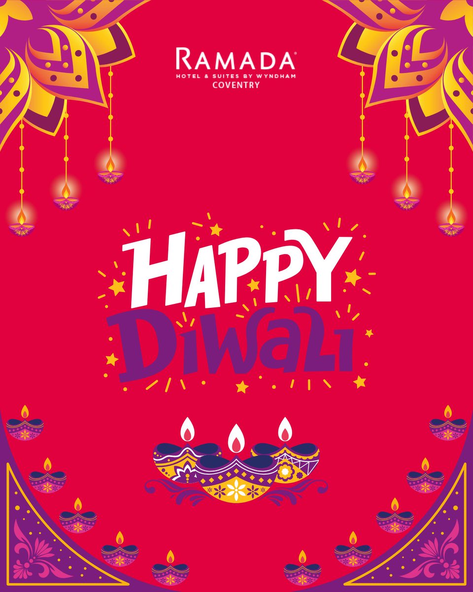 ✨ Happy Diwali from all of us at Ramada Coventry! ✨

Wishing you a celebration filled with light, love, laughter, and new beginnings. May your Diwali be as bright and joyful as the city skyline from our suites!

#HappyDiwali #Diwali2025 #FestivalOfLights