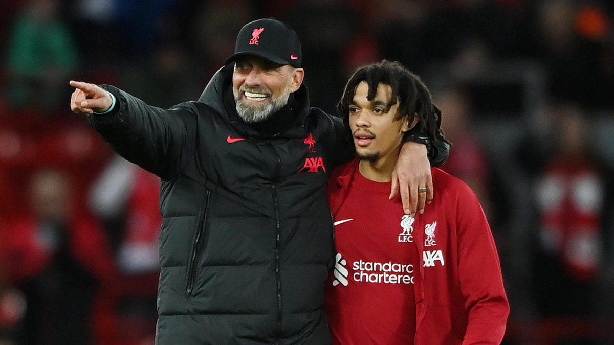 🚨🗣️ 𝗡𝗘𝗪: Klopp: "Every player needs different treatment. I don't tell James Milner to do what he has to do because I know he will do it anyway, and I will tell Trent to do it!"