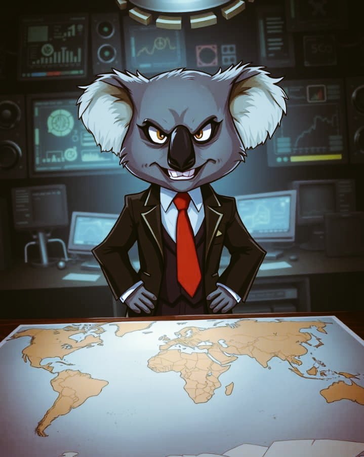 Gluumboop's tweet photo. Will Evil Koala stop the Gluumboop launch😮😮?????

$GLBP is powered by THE COMMUNITY ✊️✊️ https://t.co/k4kKhuBd5u