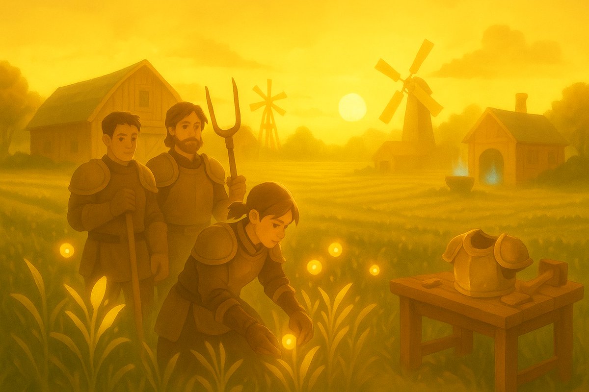 CodeHex0's tweet image. Farming in @LumiterraGame involves more than just sowing seeds, it also involves sowing strategy. 
Your future craft is shaped by every crop you grow and resource you harvest. In Lumiterra, crafting is a combination of precision and patience; the right materials produce value…