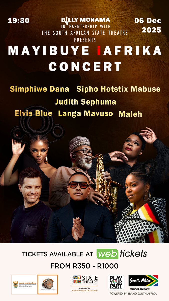 ProjecGrazroots's tweet photo. Elvis Blue, SA Singer &amp; guitarists who embodies the spirit of Ubuntu,remembered for sharing his SA Idols prize with Lloyd Cele. Catch him live at the Mayibuye iAfrika Concert – “The Rebirth of Ubuntu” 🎶📍 State Theatre, | 🗓️ 06 Dec 2025 | ⏰ 19:30
🎟️ R350–R1000 | @webticketsSA https://t.co/SyFcxkf935