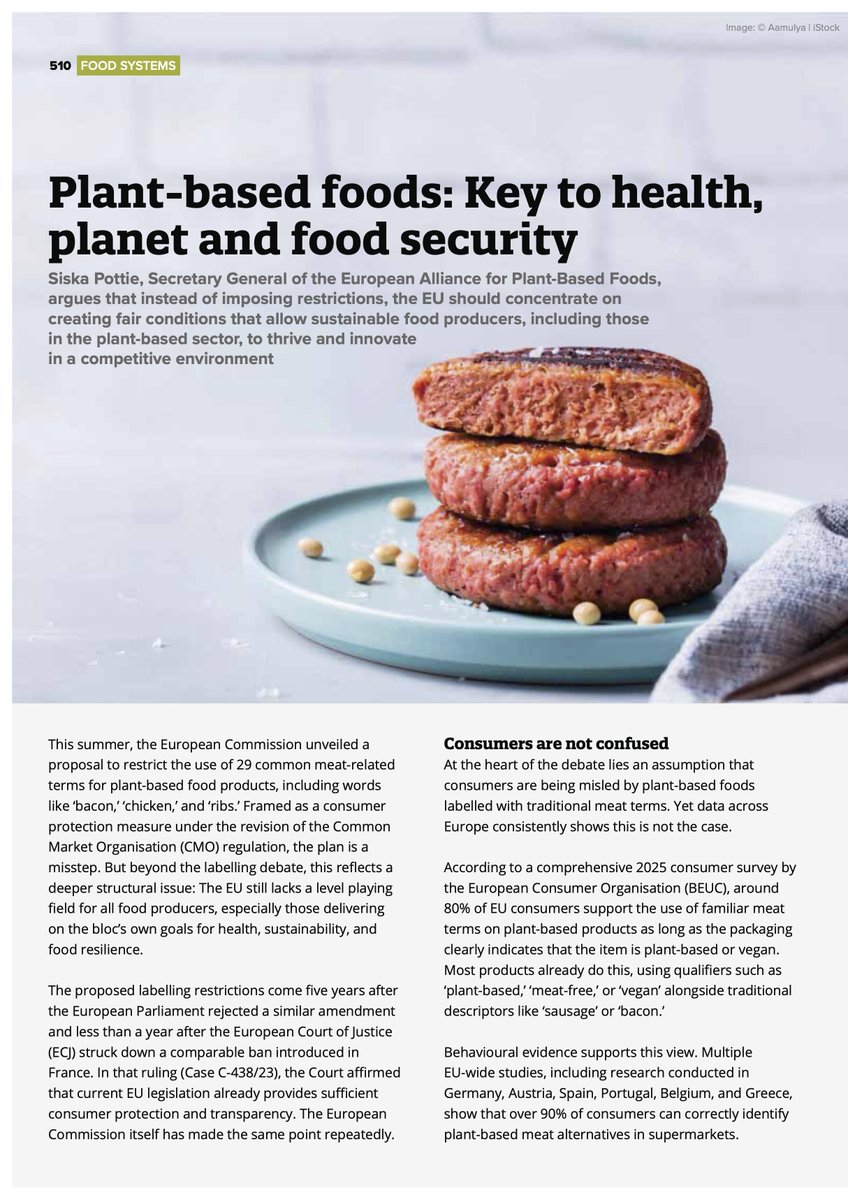 European Alliance for Plant-based Foods tweet media