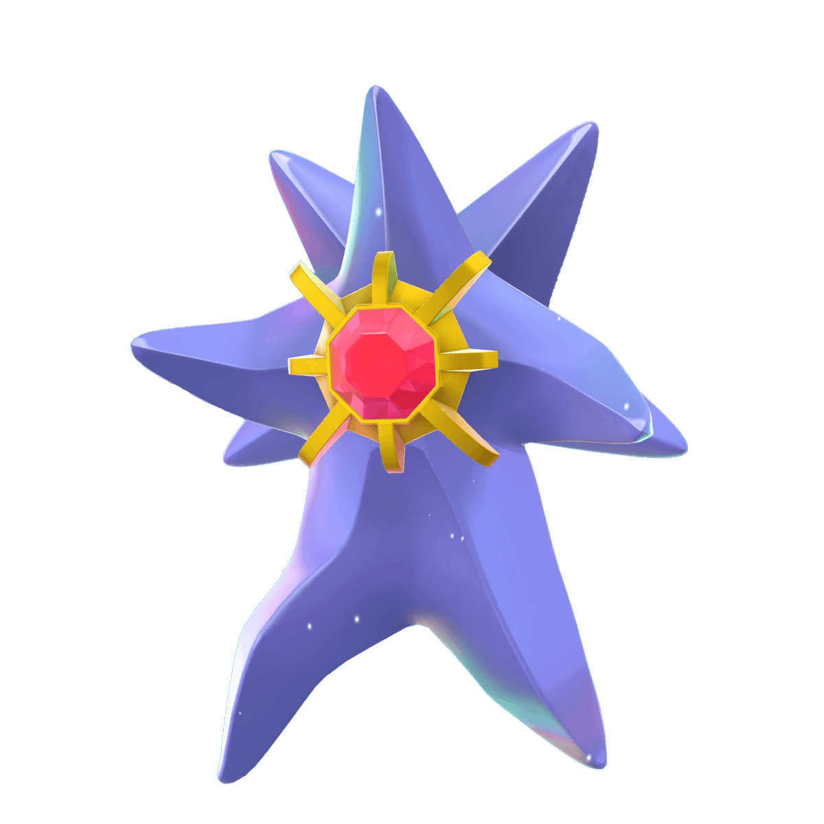 Professor_Cacao's tweet photo. A closer look to all the official art from #megastarmie line (the sprite from #Starmie and #Staryu are from #pokemon home) https://t.co/LRSz1wwscB