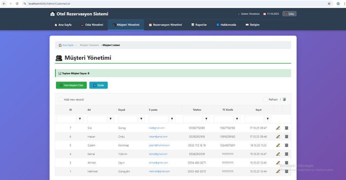 erenmulkoglu's tweet image. Modern ve kullanıcı dostu Otel Rezervasyon Yönetim Sistemi. ASP.NET Web Forms, Entity Framework ve Telerik UI ile geliştirilmiştir.
Github:
github.com/erenmulkoglu96…
LinkedIn: linkedin.com/in/erenmulkogl…
 #ASPNET #Telerik #EntityFramework  #WebForm