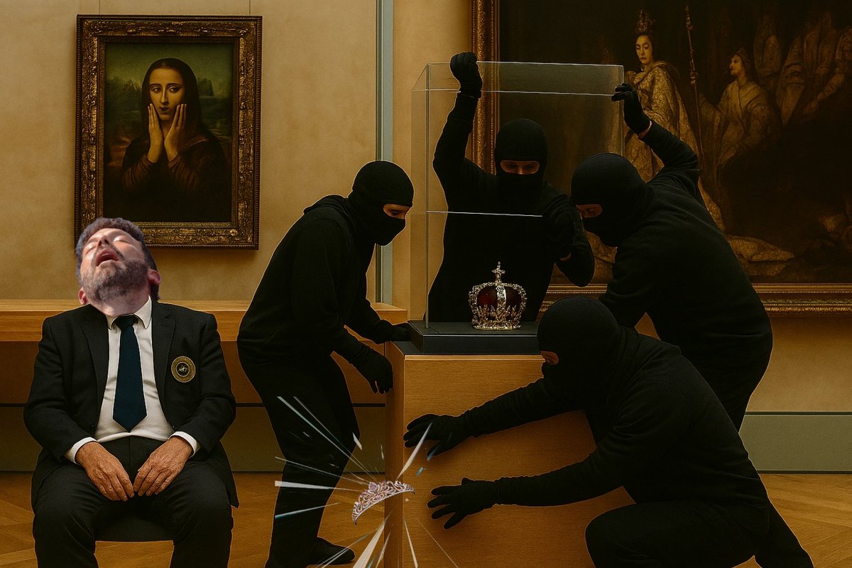 Miss_Antropica's tweet image. Lo del robo en el Museo del Louvre...
#robo
#Louvre