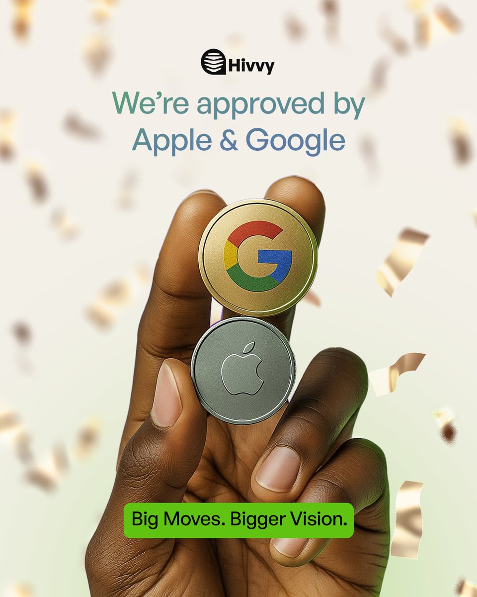 HivvyInc's tweet photo. Big moves. Bigger vision.
Hivvy is now officially accredited by Apple &amp; Google!
We’re building a Hive where connection, creativity &amp; belonging come first.

The buzz just got louder. 🐝
#Hivvy #BeSeenBeHeardBelong #LetsBuzzTogether https://t.co/75J9ZDiwNr