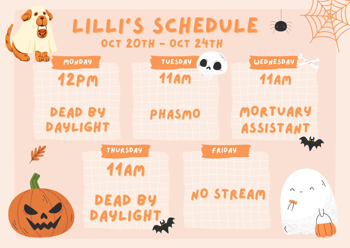 Lilli_mushnip's tweet image. Streams this week 💖