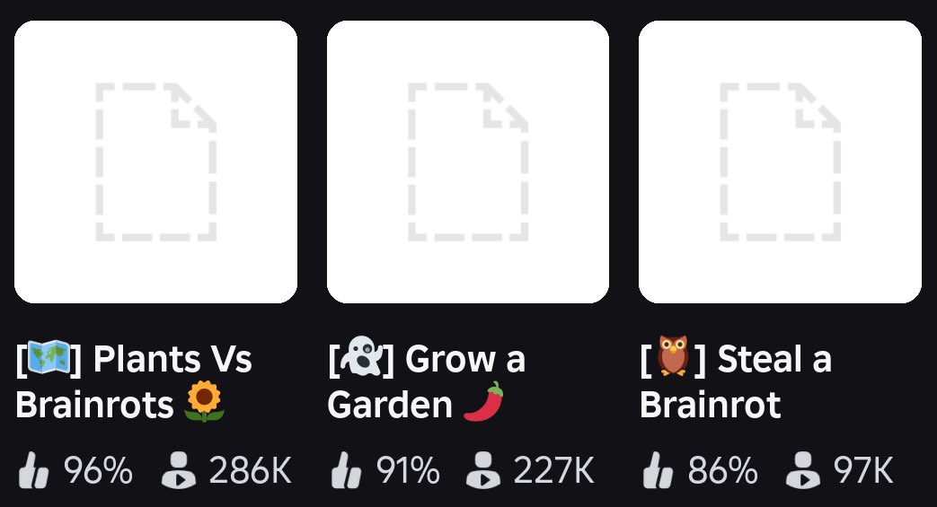 DMiner_rbx's tweet image. Massive CCU drop across Roblox games  this bug is wild 😳

⚠️ Follow to stay updated!
#roblox #robloxnews