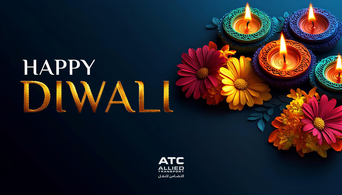 AtcAllied's tweet photo. Wishing everyone a Diwali filled with the glow, the warmth of togetherness, and the sweetness of treats.

#happydiwali #Diwali #festivaloflights #diwalivibes #diwalicelebration #alliedtransportcompany #mydubai https://t.co/2mutK3NhTf
