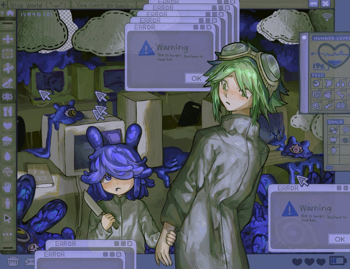 過去絵
 #oc  #illustration