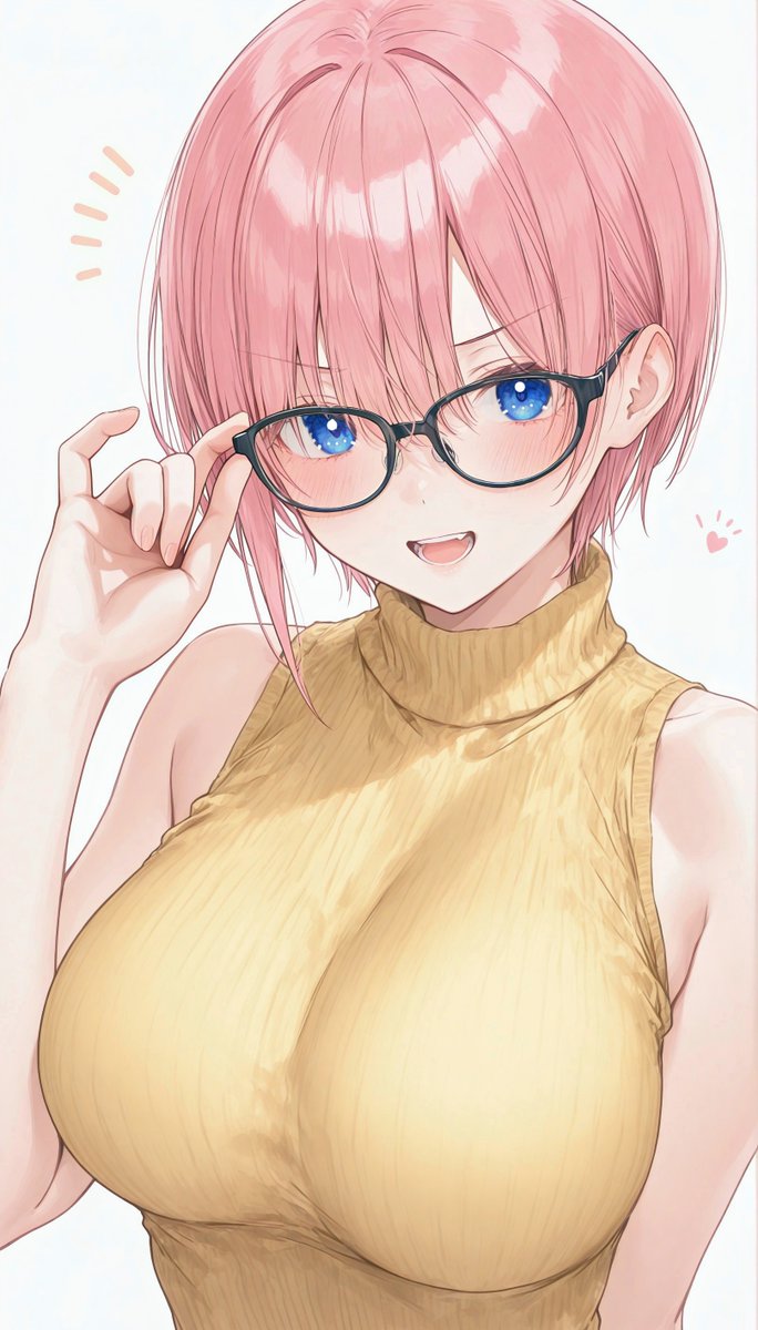 ねぇ、このメガネ…気になるでしょ?
 👓✨️
近くで見ると、もっと可愛いんだから///💖 💫 💫

Nakano Ichika / 中野一花

#QuintessentialQuintuplets #IchikaNakano #五等分の花嫁
x.com/ReiNova_Art/st…