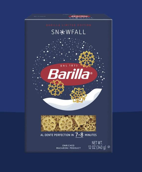 8Wedma's tweet image. А теперь  к хорошим новостям. Барилла выпустила макароны снежинки ❄️♥️