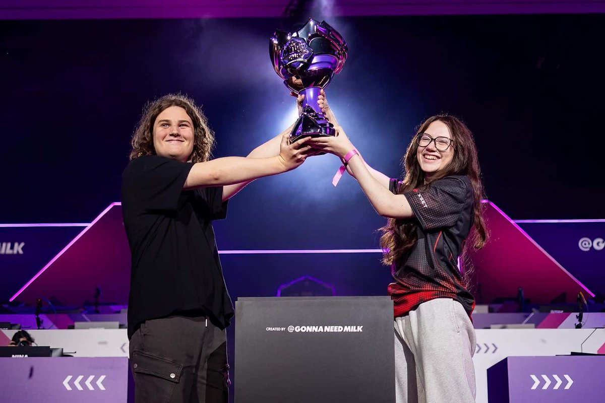 XSETStats's tweet photo. Over the last 2 #TheMilkCup LAN's, a team with at least 1 XSET member has won 10/12 matches played π€―
β’ No placements outside of top 4
β’ $263,500 in total earnings
β’ 2 trophies lifted
Total domination from the XSET Queens β π https://t.co/7vra3yxJU0