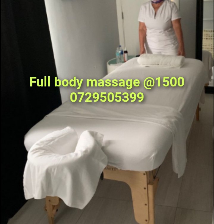 Full body massage ksh.1500,☺️Full body scrub ksh.1500☺️
0729505399
Imara daima,Mombasa road .
Incalls and housecalls available 
24/7
#mombasaroadmassage # nairobimassage 
#southbmassage#nurumassage#nairobisouthc#imaradaimamassage #nairobiwestmassage
#ngongroadmassage