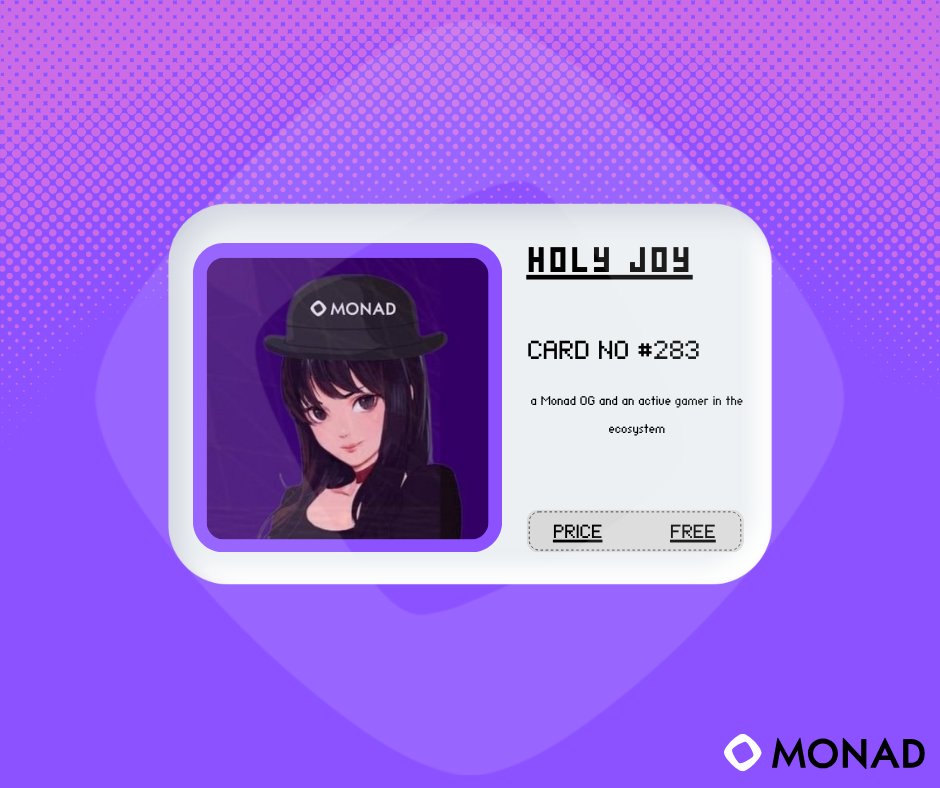 Gmonad💜
I'm keone 1k nad
Who are you?