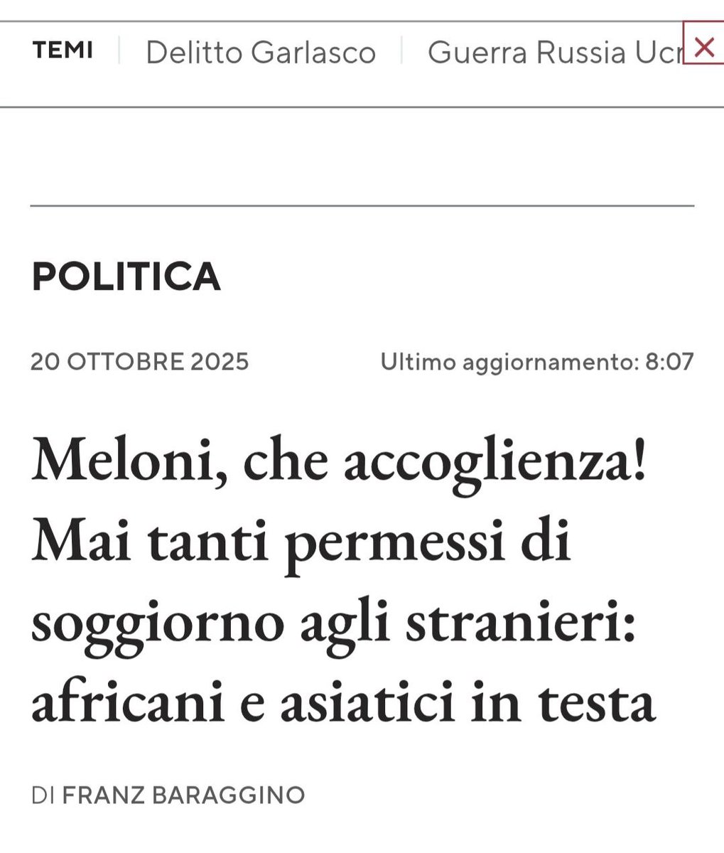 Bayanov74's tweet photo. Chi l’avrebbe detto? Negli ultimi 10 anni, il governo di #Meloni è quello che ha rilasciato più primi permessi di soggiorno, una media di 367 mila all’anno. I primi permessi sono quelli concessi a cittadini #ExtraUE che non ne avevano mai ottenuto uno valido nello stesso https://t.co/i5snyrwmb8
