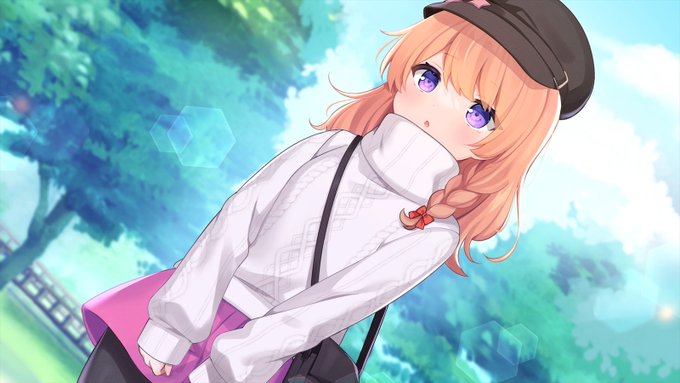 アシンメトリーな髪型、結構好き。
片側だけ何か付属してたりするのいいよね……。

ちなみにちょこ先生のポニテ、正面からみると分かりやすいのだけどいつも左側に寄っているので、これも一種のアシンメトリーな髪型だったりします。 