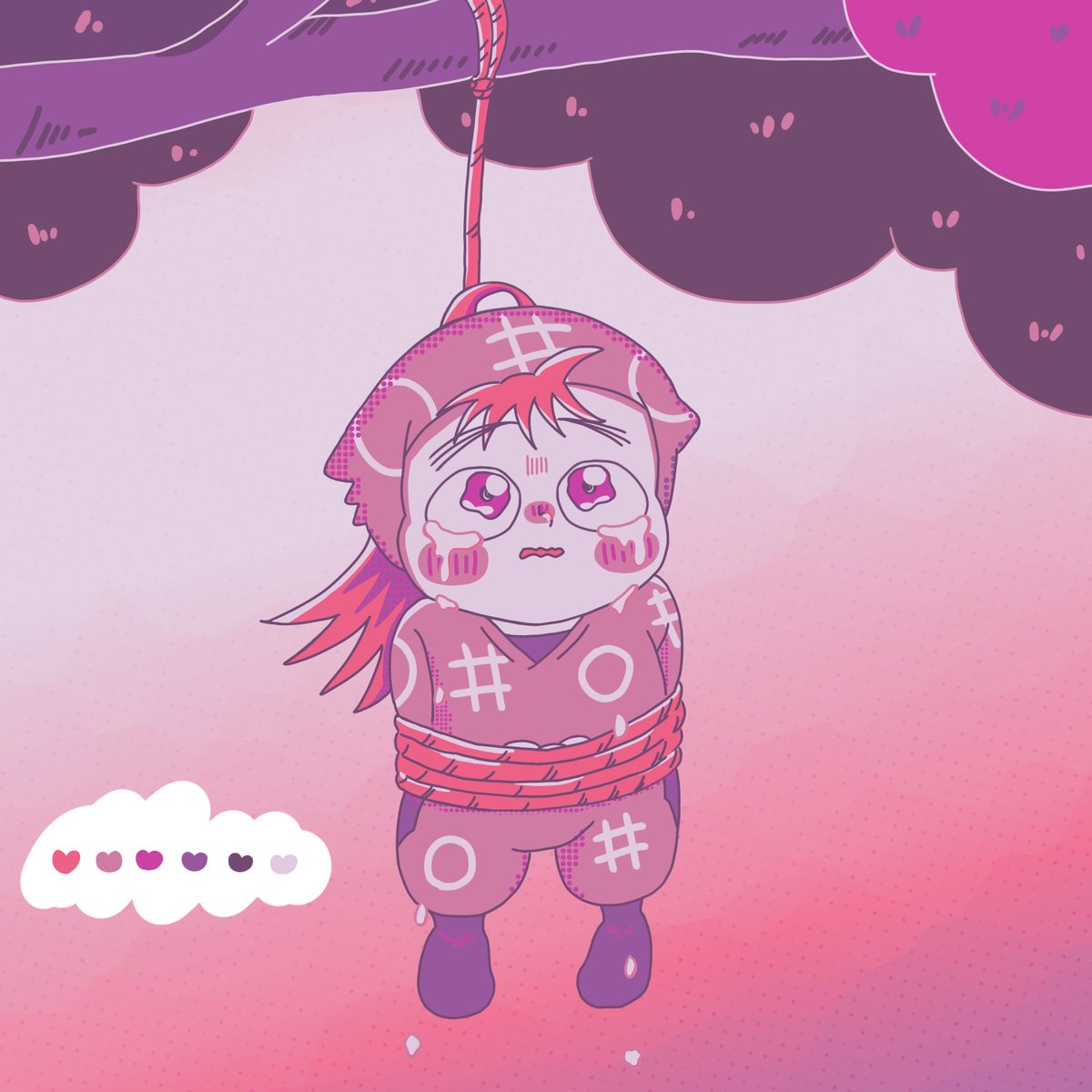 この世の終わり気味でんちちくん👾

▶︎パレット🎨03.夢見るラビリンス

#️⃣リプをもらった番号の色を使って絵を描く