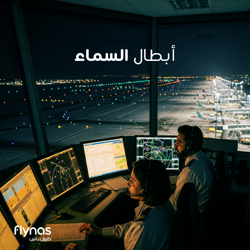 في #اليوم_العالمي_لمراقب_الحركة_الجوية نوجّه شكرنا للرجال والنساء اللي يوجّهوا كل رحلة بدقّة، وأمان، واهتمام. جهودكم هي اللي تخلي رحلاتنا سلسة وسماءنا آمنة ✈️