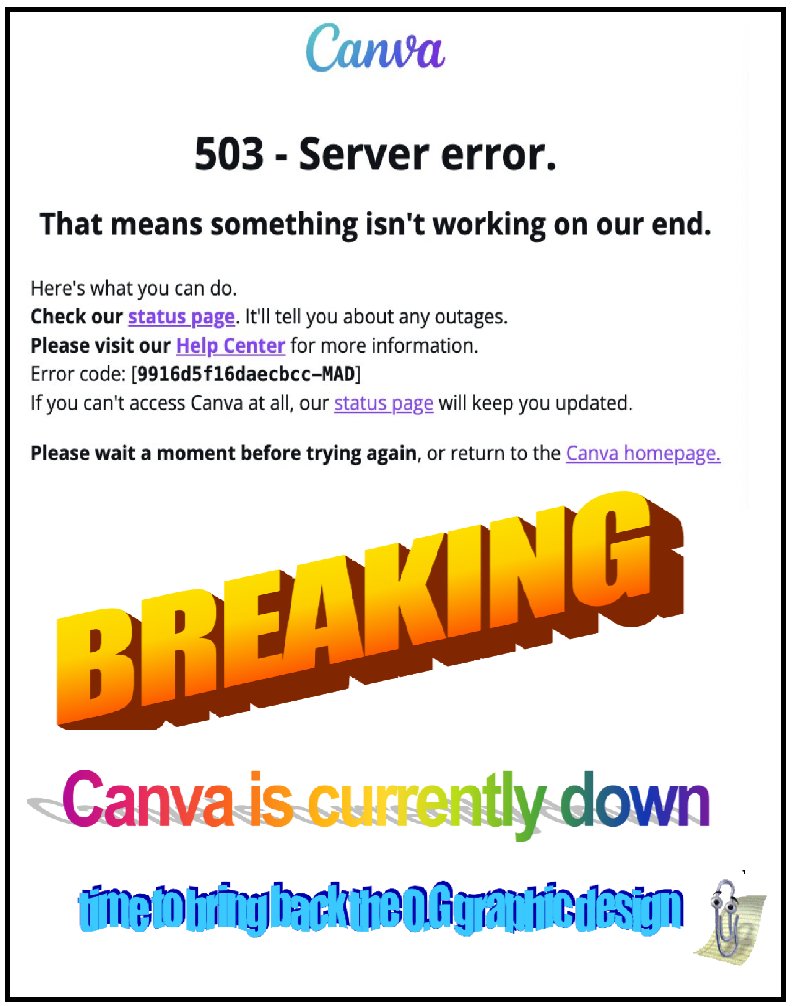 Some people might be panicking, others see the opportunity to bring back the GOAT of DIY graphic design