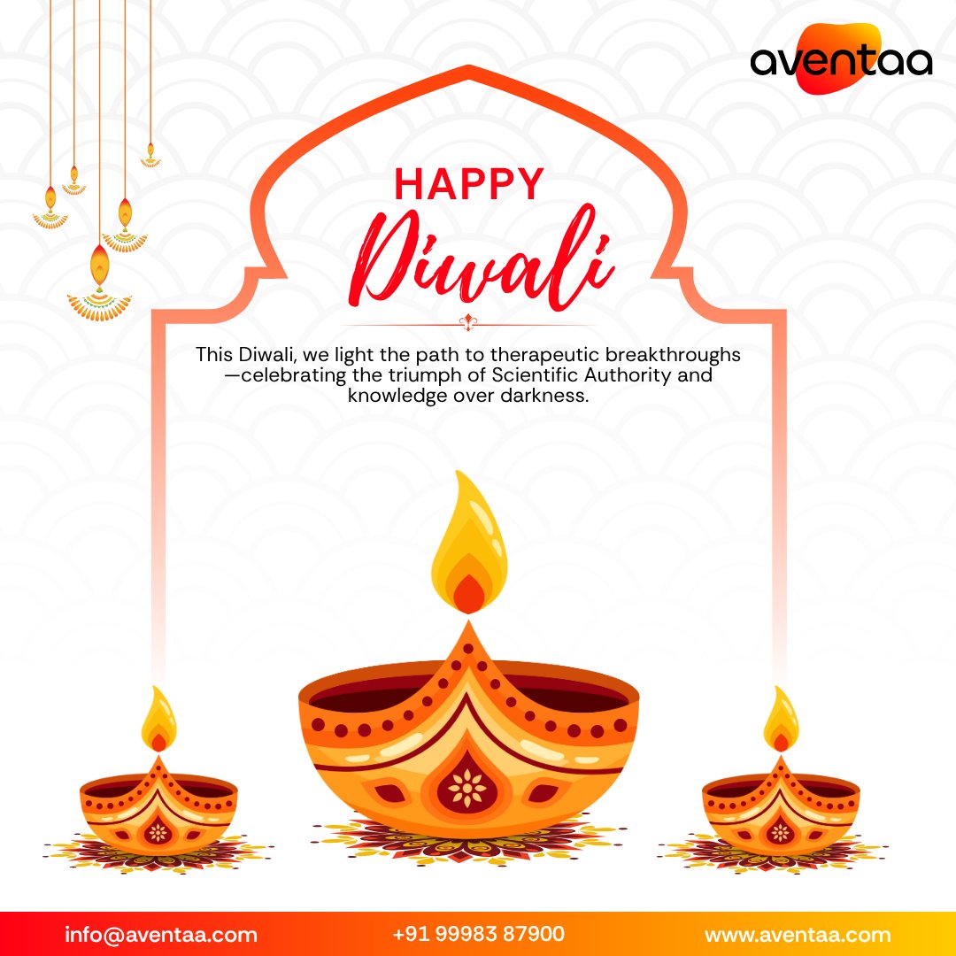 AventaaResearch's tweet image. 𝐇𝐚𝐩𝐩𝐲 𝐃𝐢𝐰𝐚𝐥𝐢! ✨

This Festival of Lights symbolizes the triumph of knowledge over darkness. At Aventaa, we celebrate by lighting the path to therapeutic breakthroughs, upholding the truth of Scientific Authority to overcome disease and darkness.