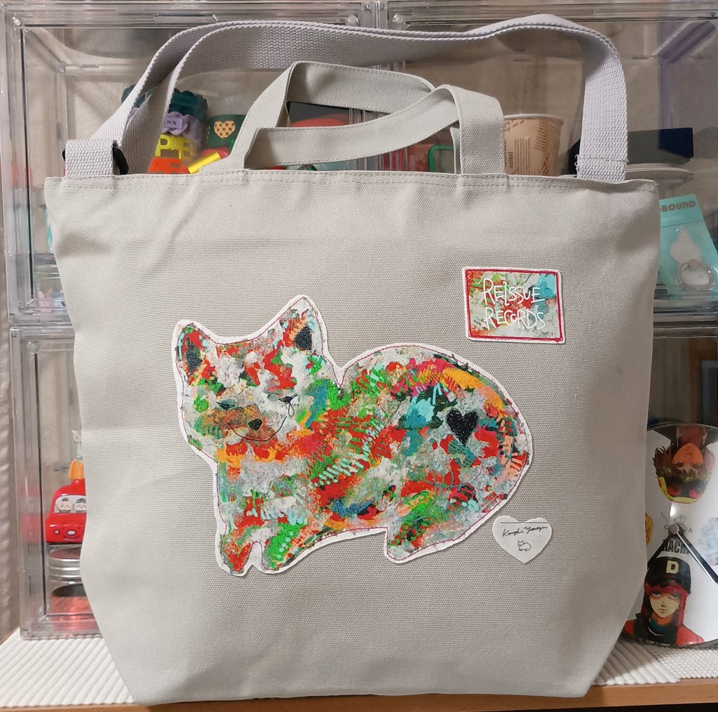 ①リイシューねこちゃんトートバッグ Standard Productsのバッグ(550円