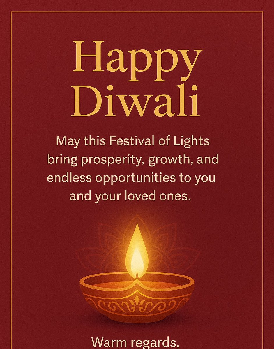 VortexExchange's tweet image. Happy Diwali to all our Indian friends and partners!
May this Festival of Lights bring prosperity, growth, and endless opportunities to you and your loved ones
Let the brilliance of Diwali inspire us all to keep building a brighter, stronger, and more united future together. 🪔✨
