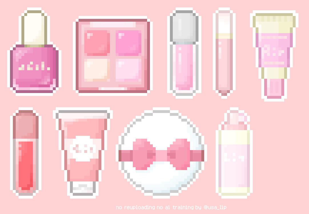 💄 #pixelart #ドット絵