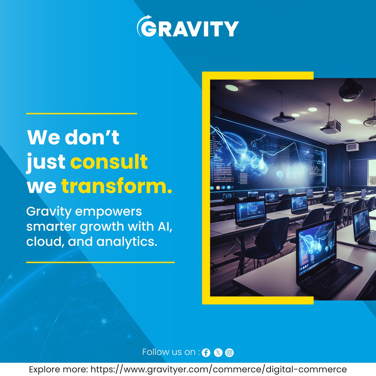 Techgravityer's tweet image. Transform with Gravity Engineering Services! 
At Gravity Engineering Services, we don’t just consult - we co-create change. From digital transformation to AI, cloud, and analytics, our experts help businesses grow smarter and faster.
#teamgravity