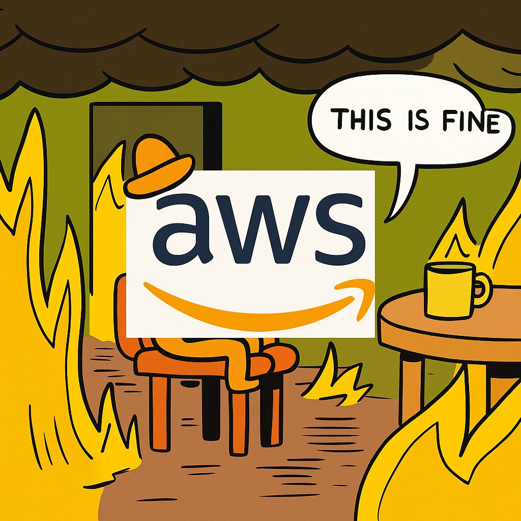 midudev's tweet image. Caída de AWS que afecta a nivel mundial.
Miles de páginas web y servicios están inaccesibles.
No responde la región más importante: us-east-1

Recordatorio: Internet está sostenida por alfileres.