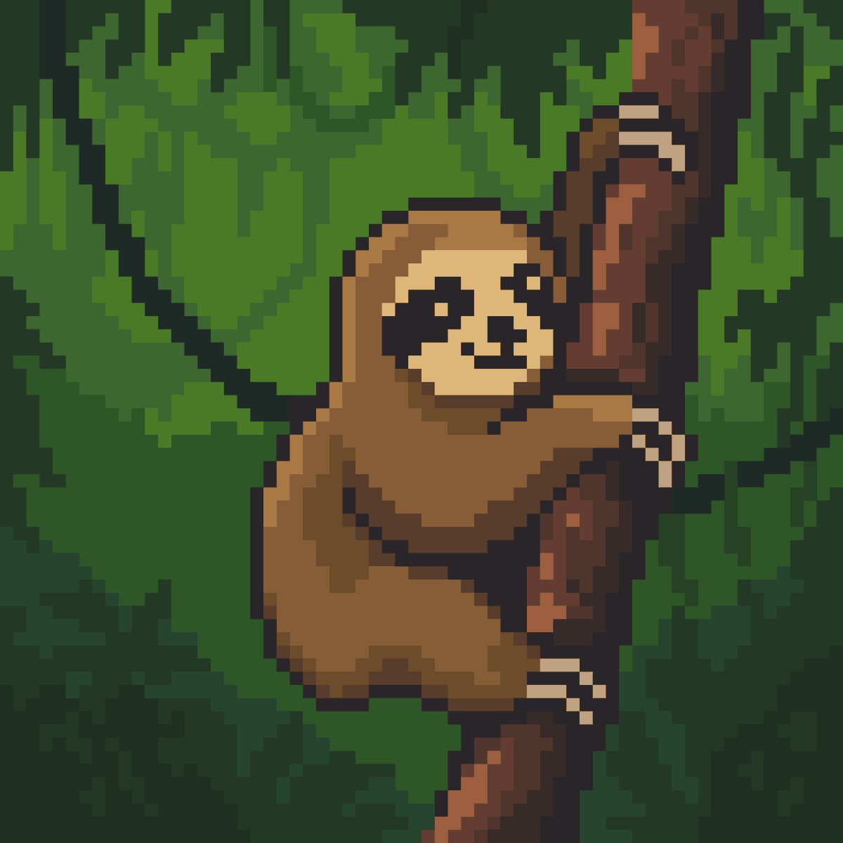 It's international sloth day, yippie! Usually I go to the Zoo to see the sloths, sadly I don't think I'll be able to make it this year. So I shall compensate with as much sloth art as I can draw today.