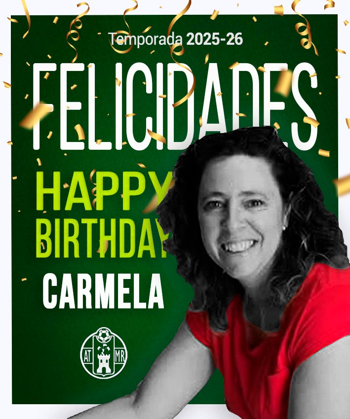🎉🎊🎉🎊 ¡Hoy es el cumpleaños de nuestra directiva, Carmela! 😀 

🎂 ¡Felicidades, Carmela!🎉

🎁 ¡Disfruta de tu día! 💚

#YoSoyVerde 💪🏻