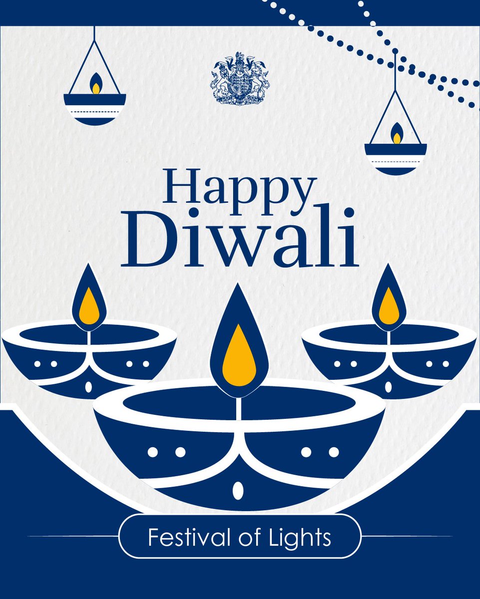 🪔 Wishing a very happy #Diwali to everyone celebrating the Festival of Lights in the UK and around the world.