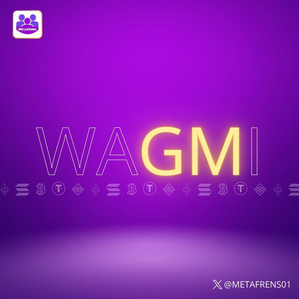 GM Frens 💜 

It's another week to lock in and get the bag. 

WAGMI!