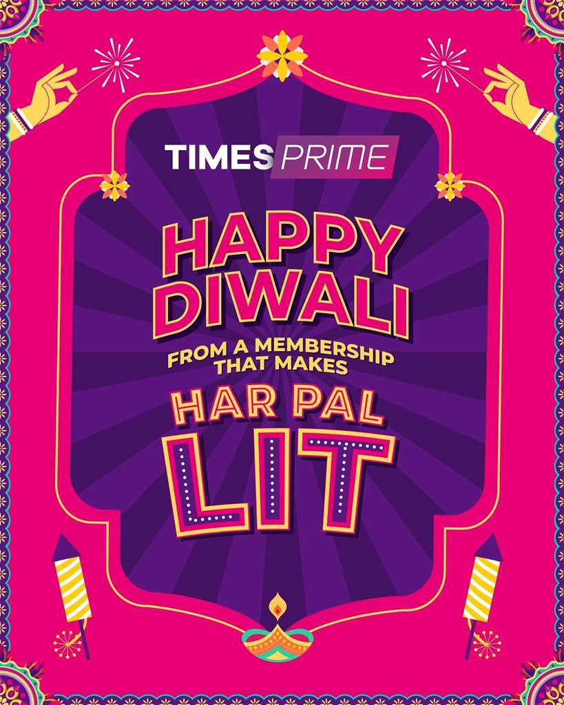 Times Prime wishes you and your family a Diwali full of light, laughter and memories that keep your Har Pal Lit! 🪔❤️✨

#timesprime #happydiwali #harpallit