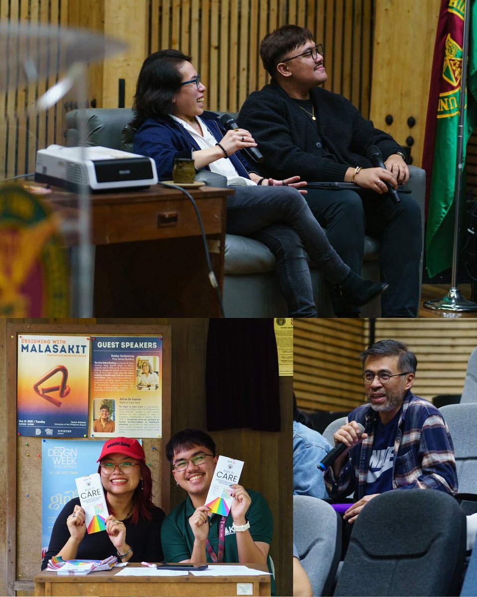 adriandegu's tweet image. went to UP Baguio last week to take part, celebrate the nationwide #DesignWeekPH, and to bring the conversation of the ever-growing progress of the @RightToCareCard in Baguio City + the stories of the winners of the global awards show Good Design Japan!

Nakakataba kayo ng puso!